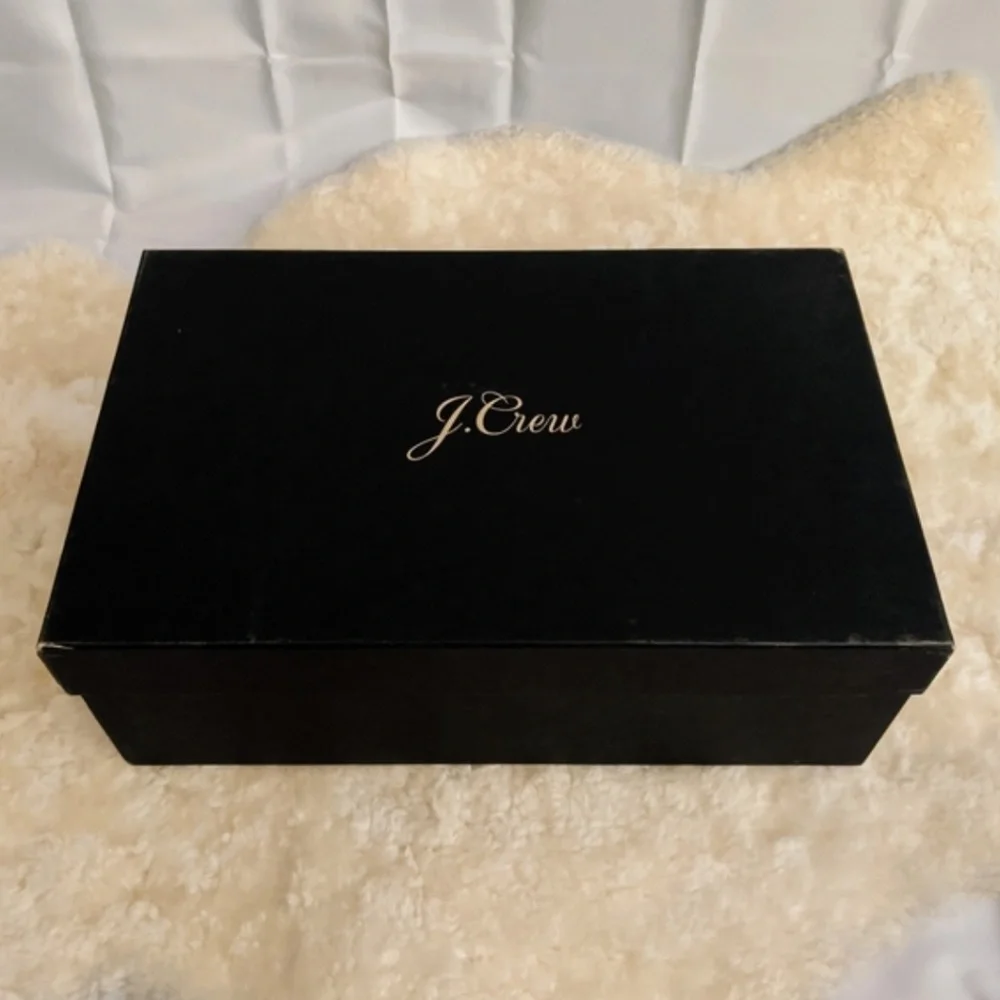 J.Crew Sherpa-lined Chelsea Leather Boots 5.5 NEW